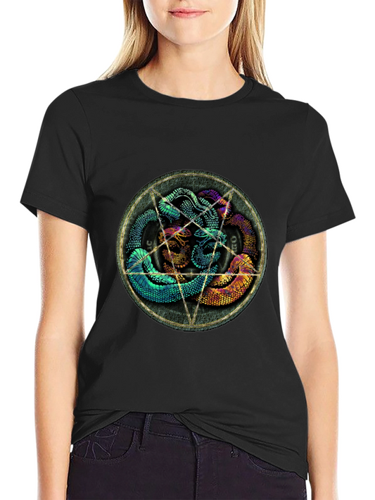 Serpent Circle T-Shirt - Mens Graphic Tee