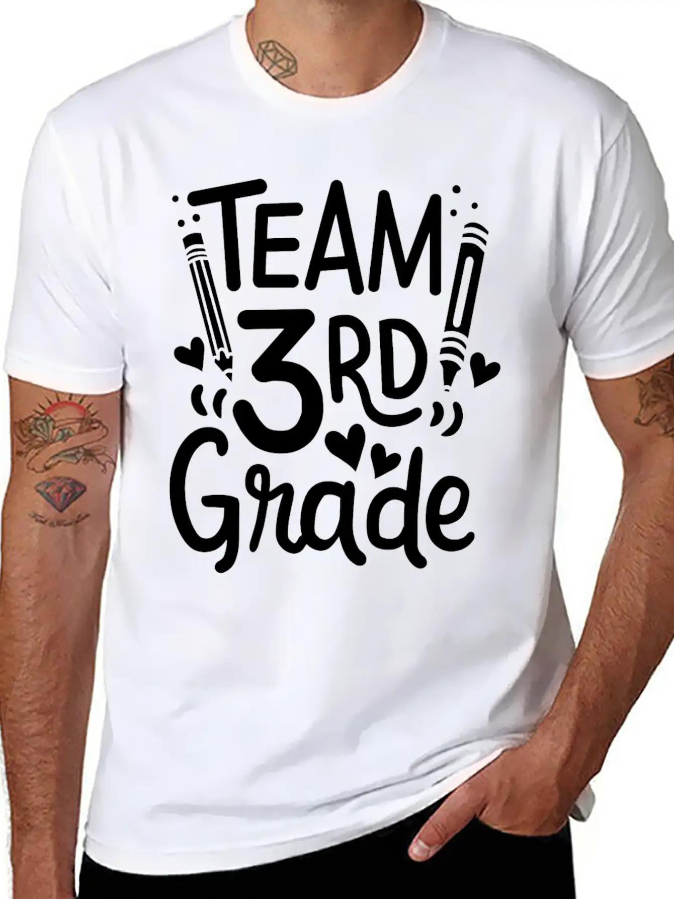 3rd Grade Teacher Comfortable Minimalist Graphic Tee – Summer Style Essential