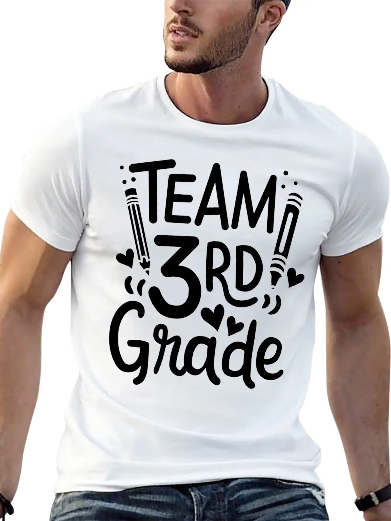 3rd Grade Teacher Comfortable Minimalist Graphic Tee – Summer Style Essential