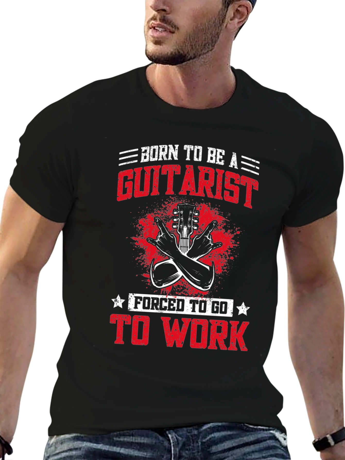 Born To Be A Guitarist Graphic Tee