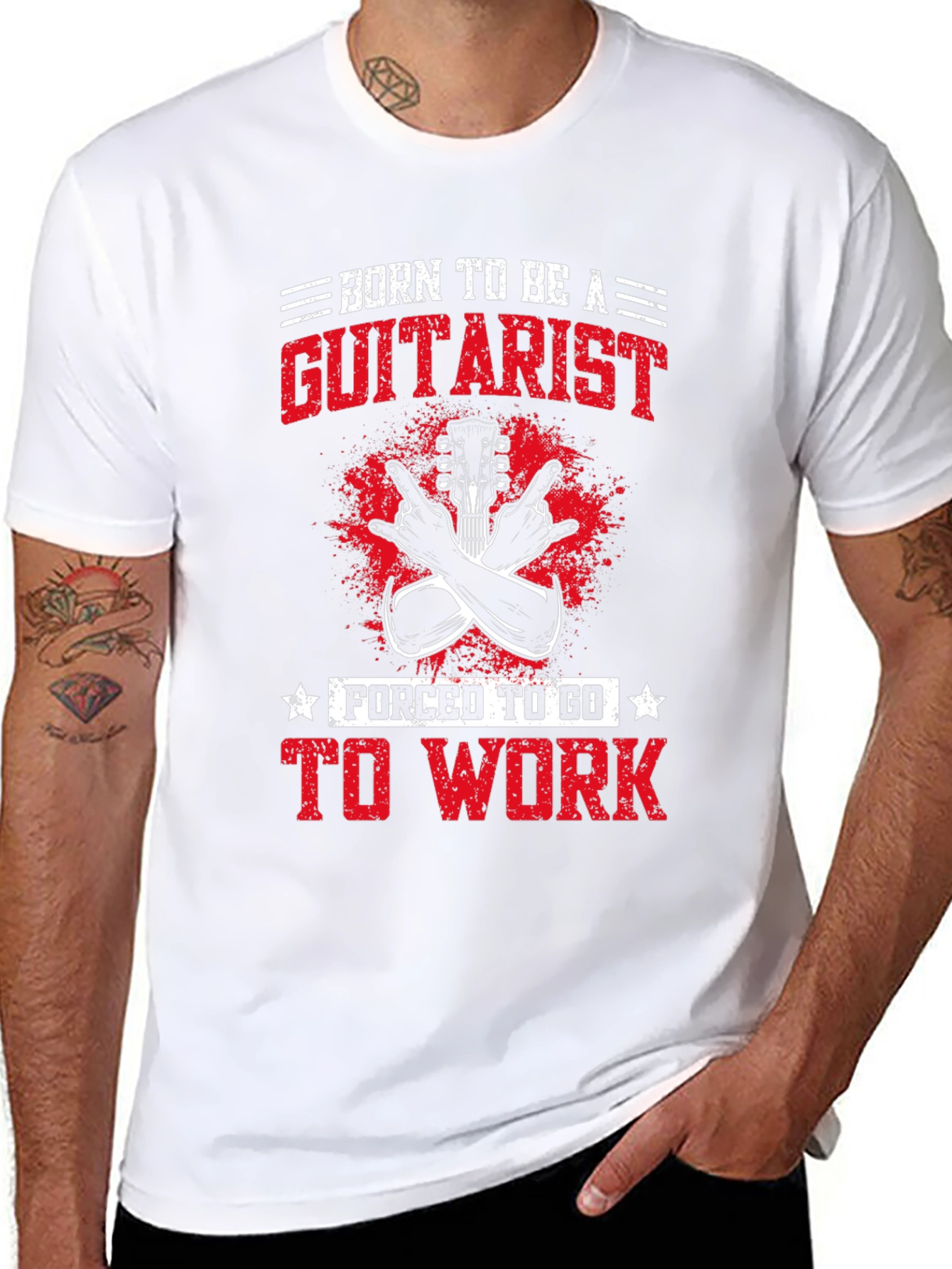 Born To Be A Guitarist Graphic Tee