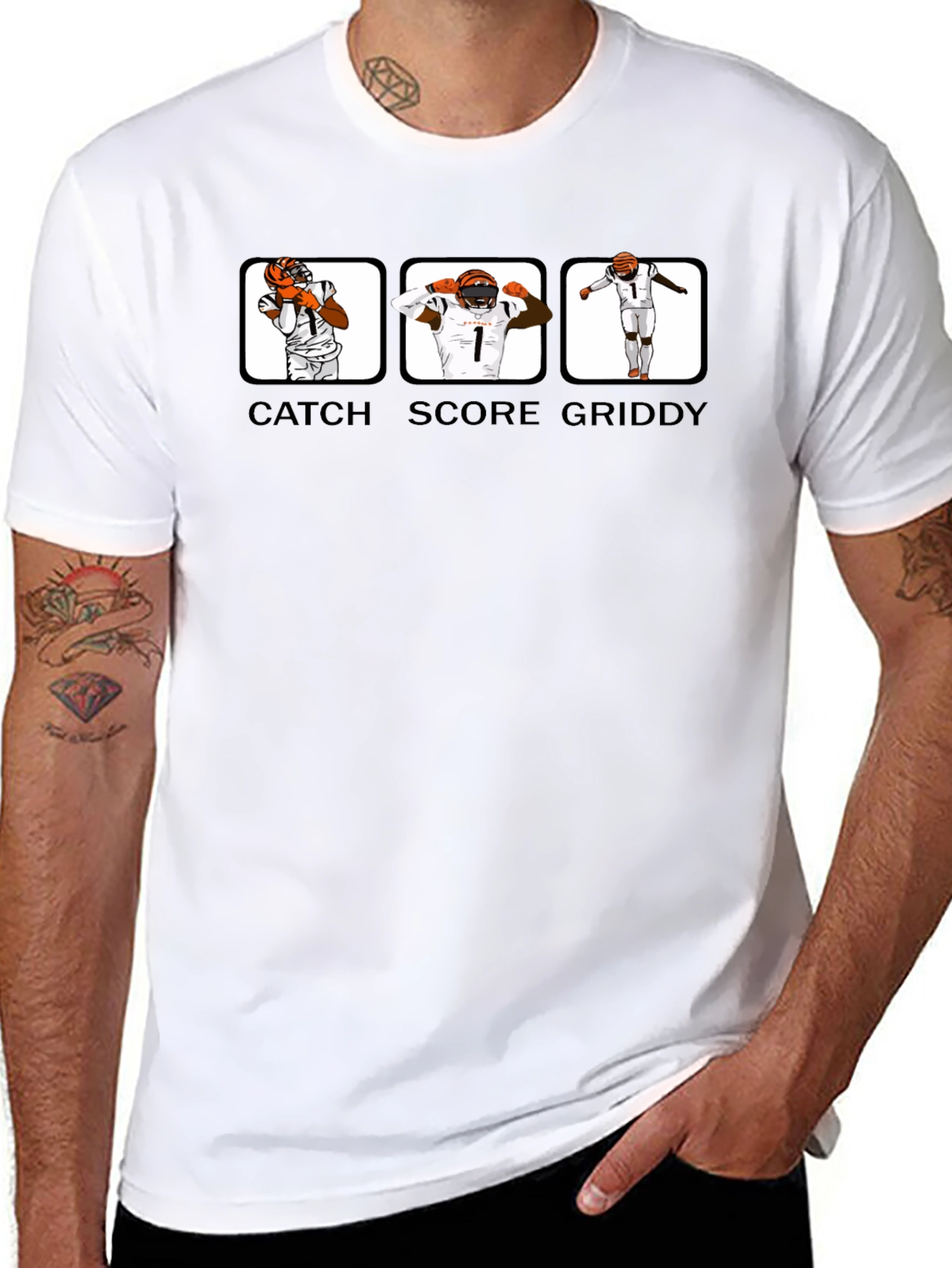 Catch Score Griddy T-Shirt