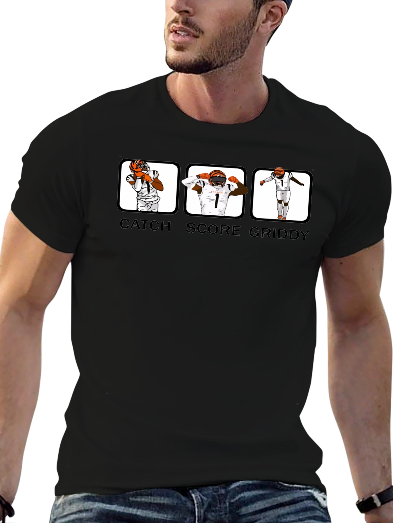 Catch Score Griddy T-Shirt