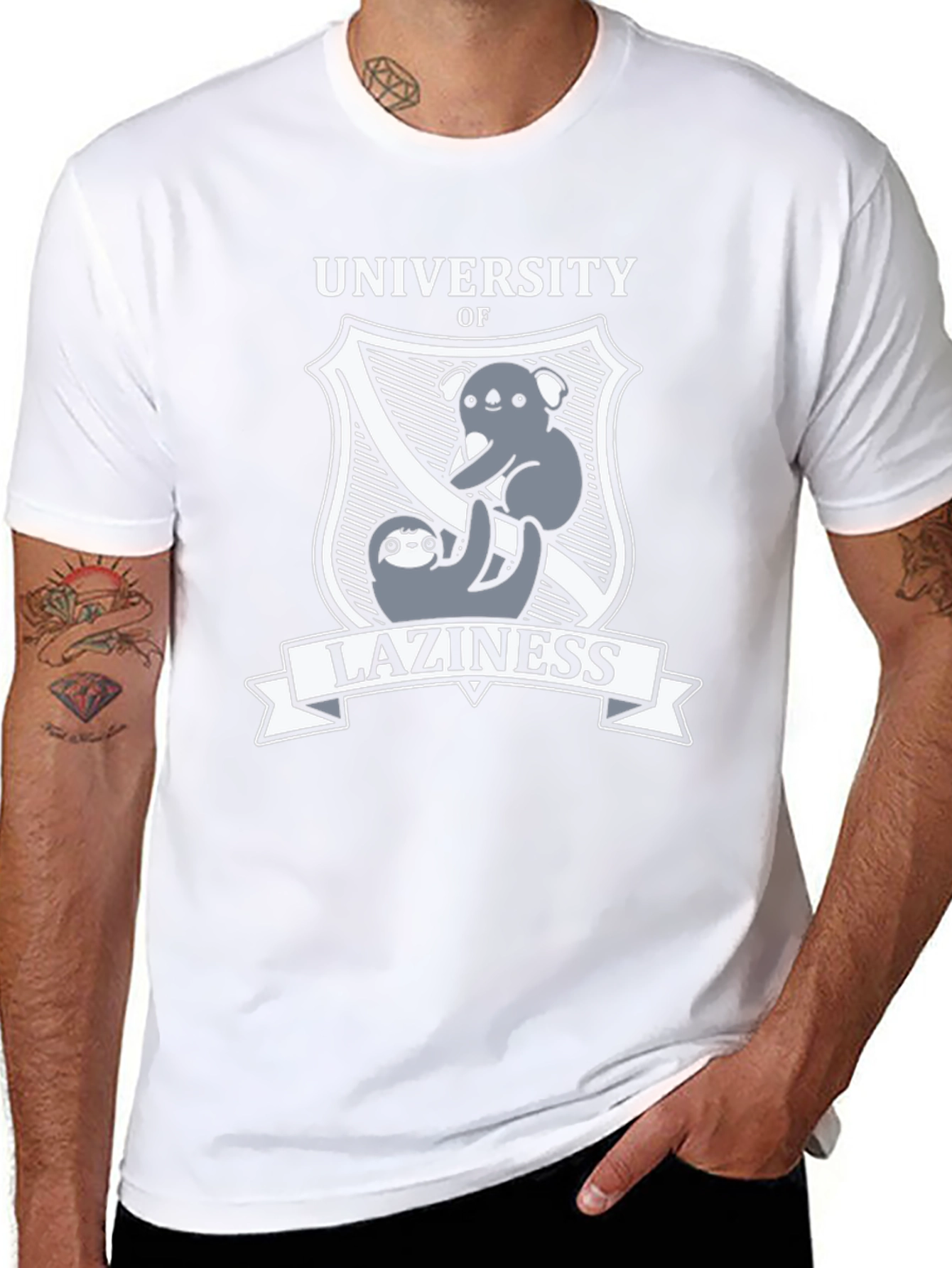 University of Laziness Graphic T-Shirt