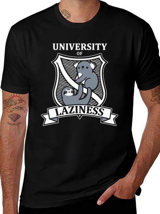 University of Laziness Graphic T-Shirt