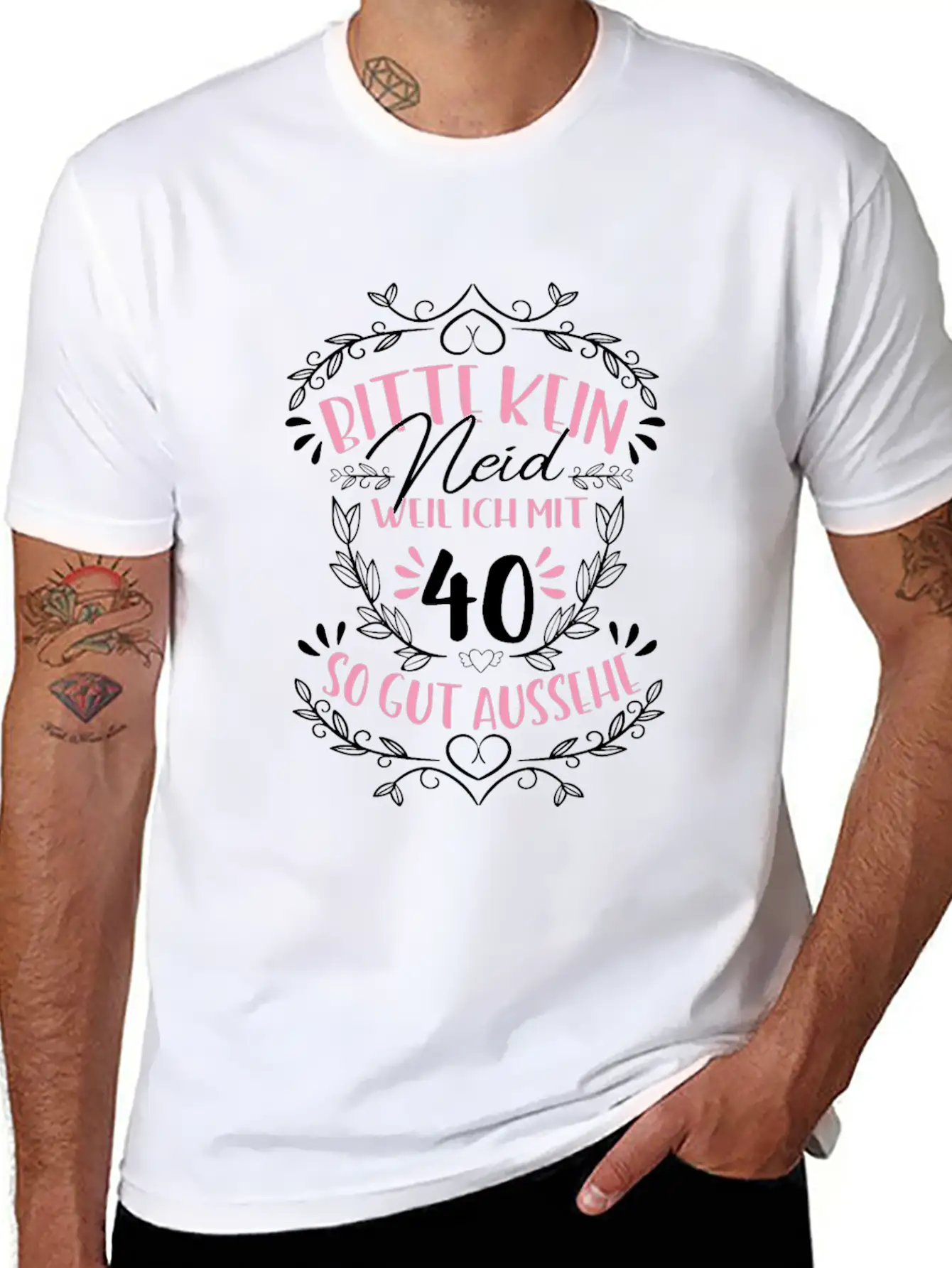 40 Birthday No Envy Unisex Casual T-Shirt – Clean Design For Daily Comfort