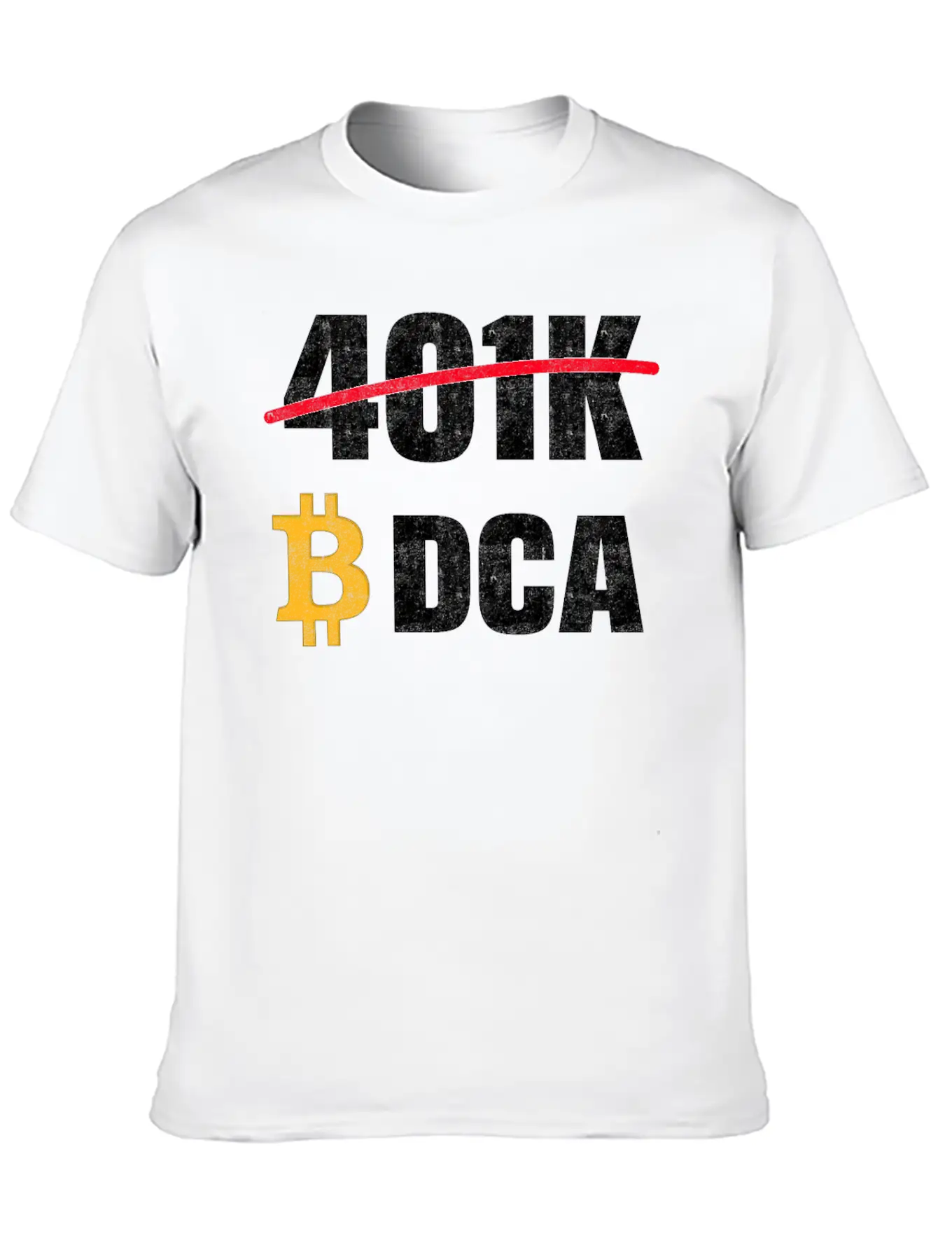 401 K Bitcoin Tshirt Unisex Short Sleeve Soft Cotton T-Shirt – Casual Everyday Wear