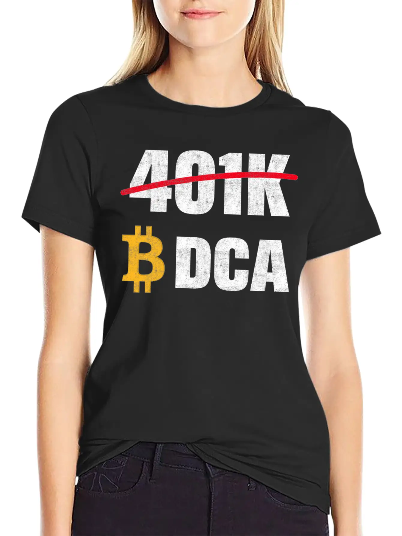 401 K Bitcoin Tshirt Unisex Short Sleeve Soft Cotton T-Shirt – Casual Everyday Wear