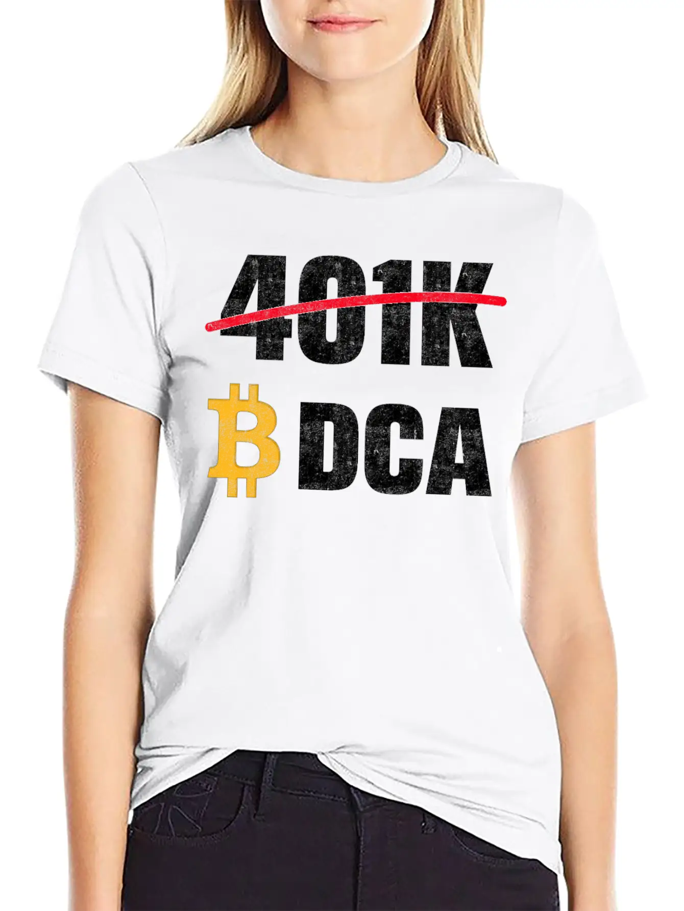 401 K Bitcoin Tshirt Unisex Short Sleeve Soft Cotton T-Shirt – Casual Everyday Wear