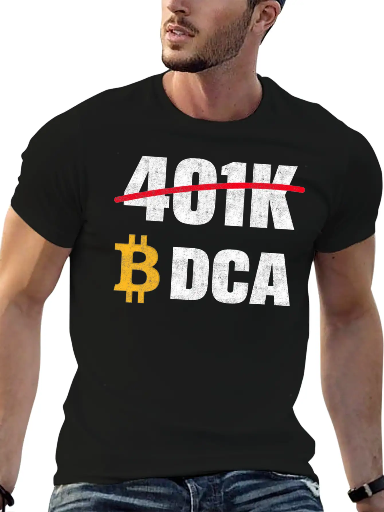 401 K Bitcoin Tshirt Unisex Short Sleeve Soft Cotton T-Shirt – Casual Everyday Wear