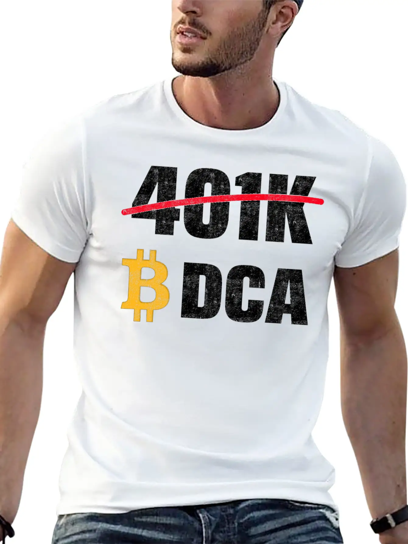 401 K Bitcoin Tshirt Unisex Short Sleeve Soft Cotton T-Shirt – Casual Everyday Wear
