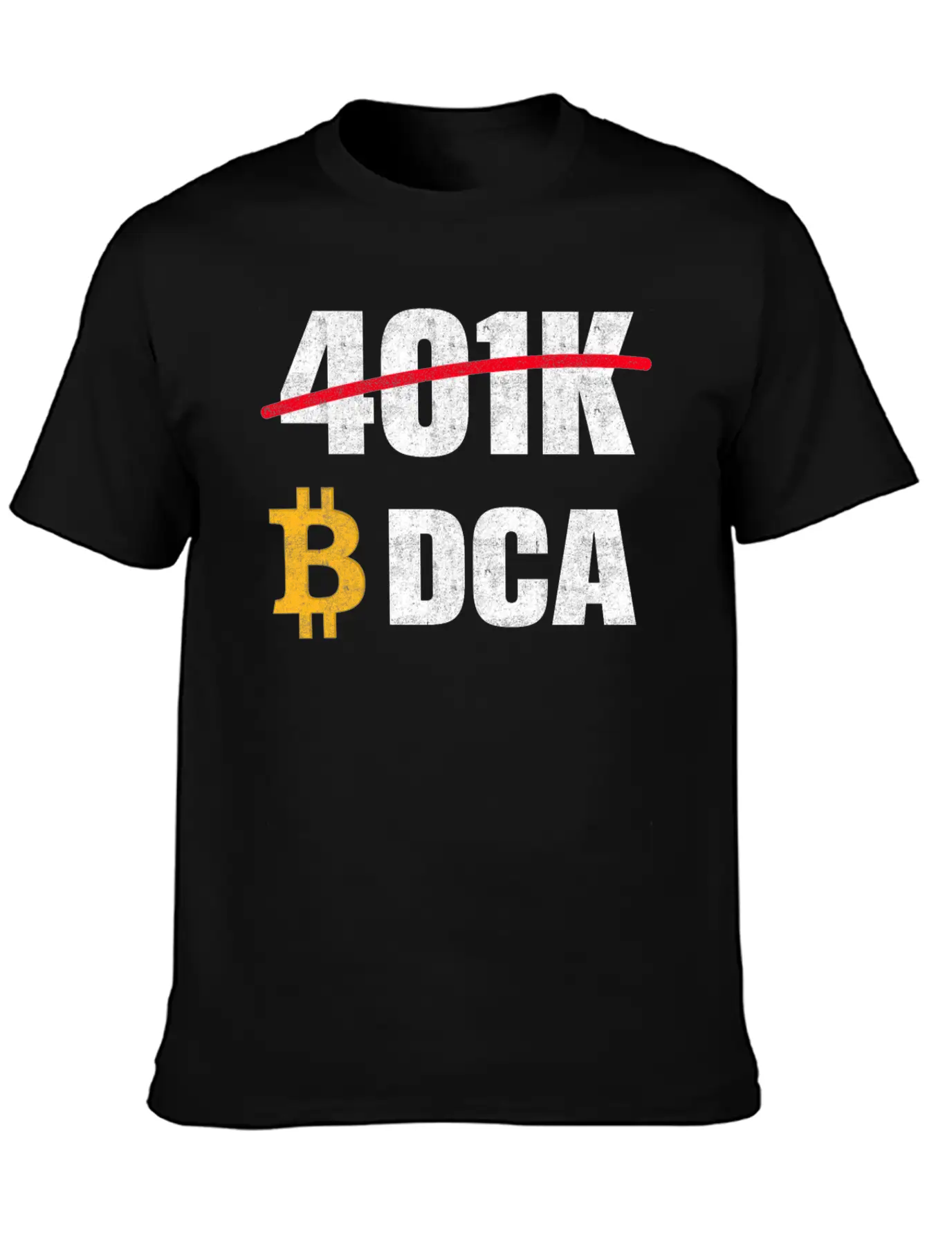 401 K Bitcoin Tshirt Unisex Short Sleeve Soft Cotton T-Shirt – Casual Everyday Wear