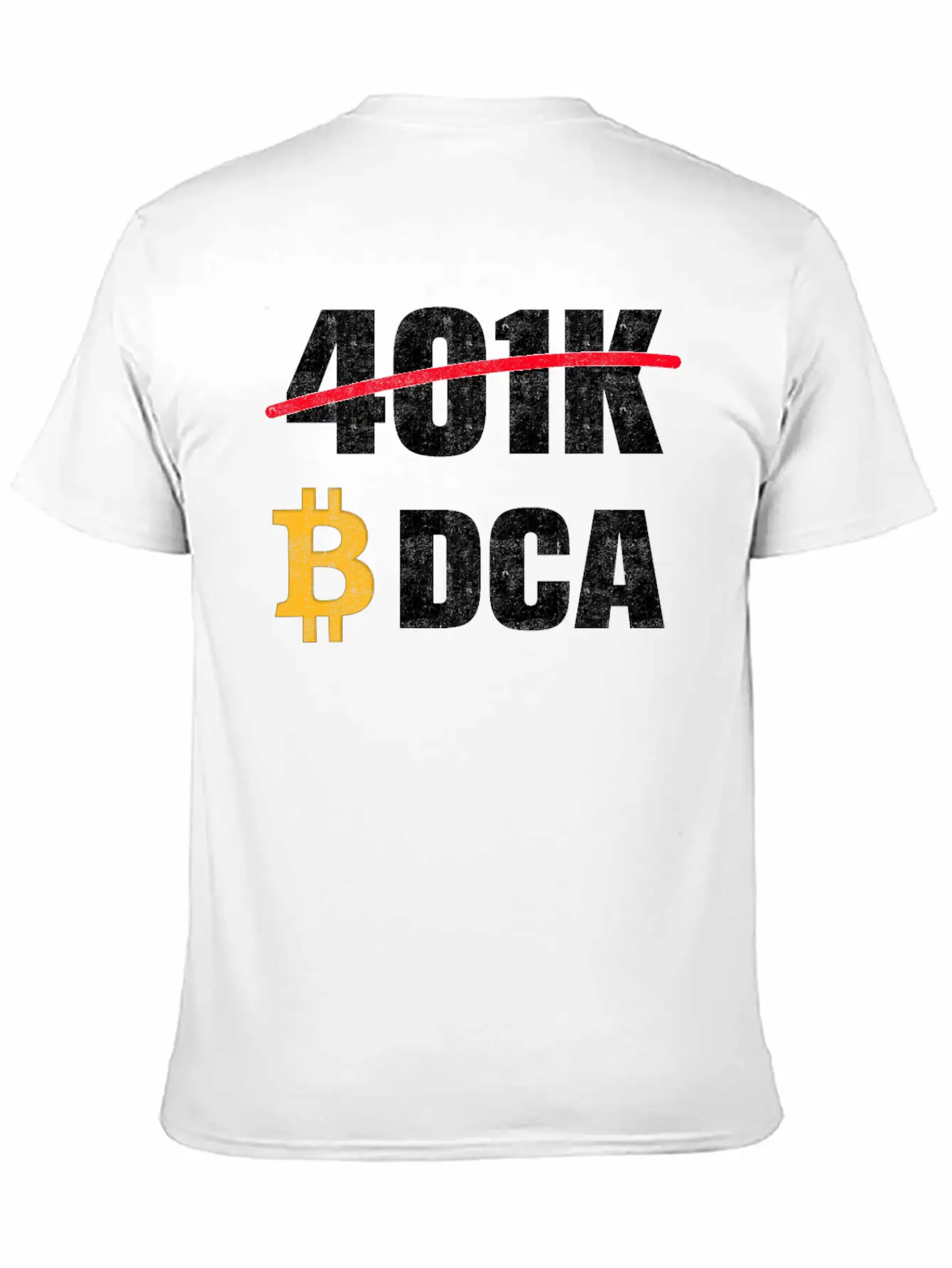 401 K Bitcoin Tshirt Unisex Short Sleeve Soft Cotton T-Shirt – Casual Everyday Wear