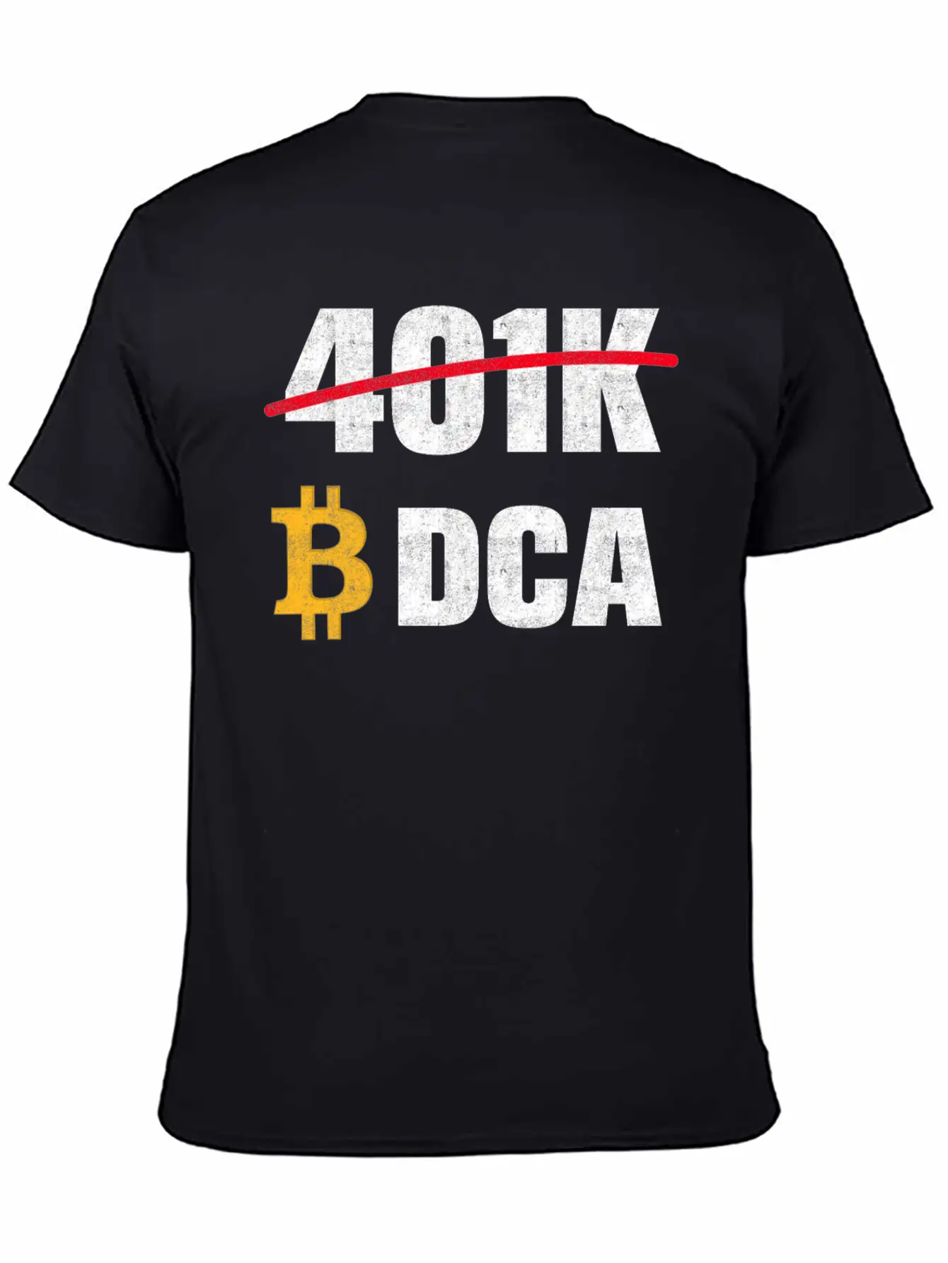 401 K Bitcoin Tshirt Unisex Short Sleeve Soft Cotton T-Shirt – Casual Everyday Wear