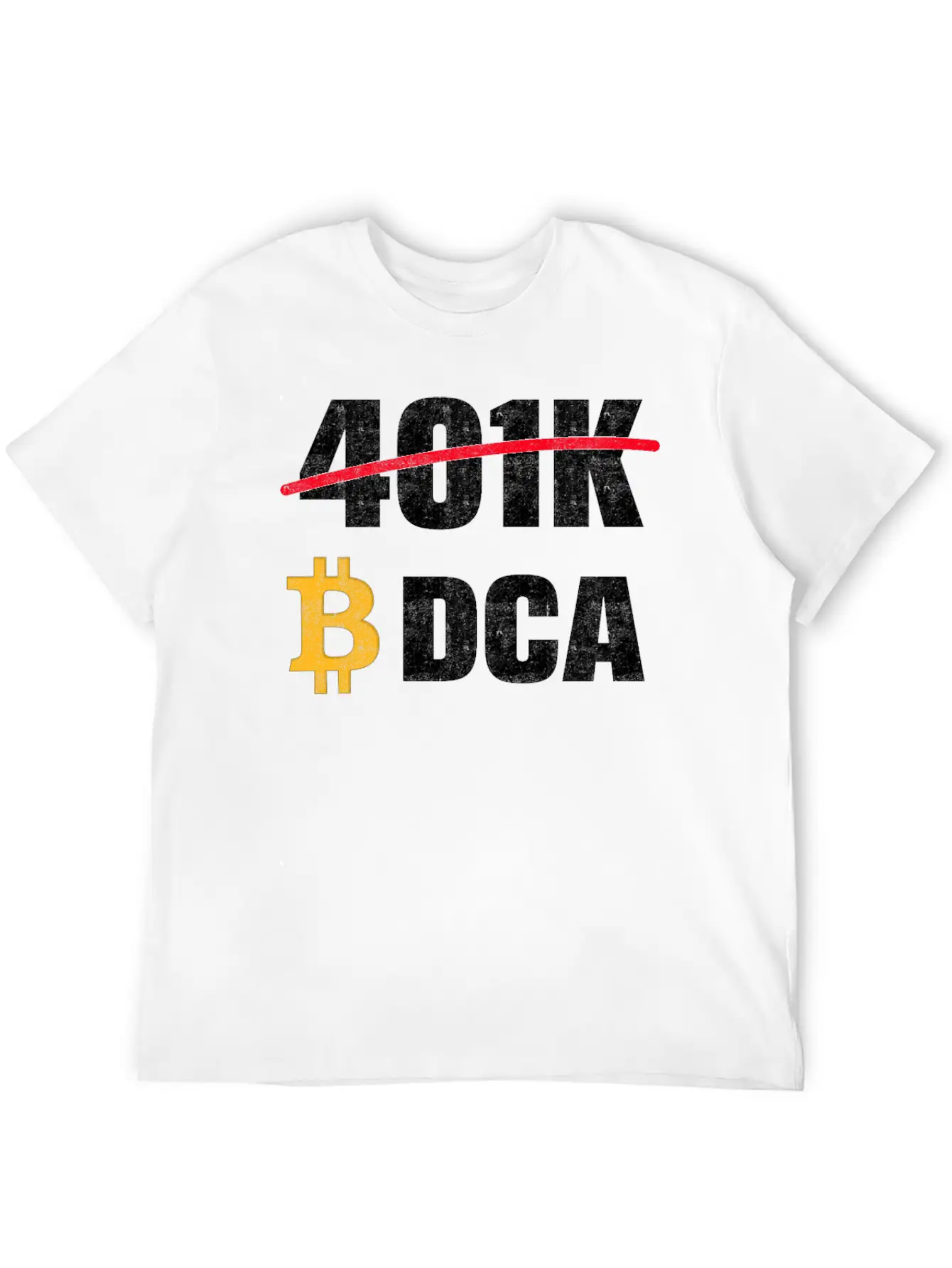 401 K Bitcoin Tshirt Unisex Short Sleeve Soft Cotton T-Shirt – Casual Everyday Wear