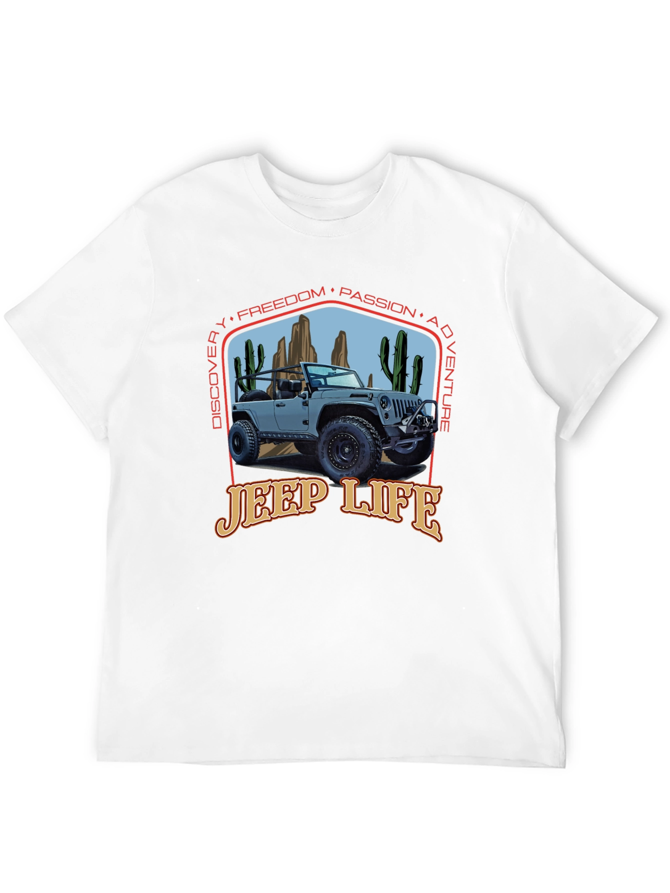 Jeep Life Graphic Tee - Adventure Awaits!