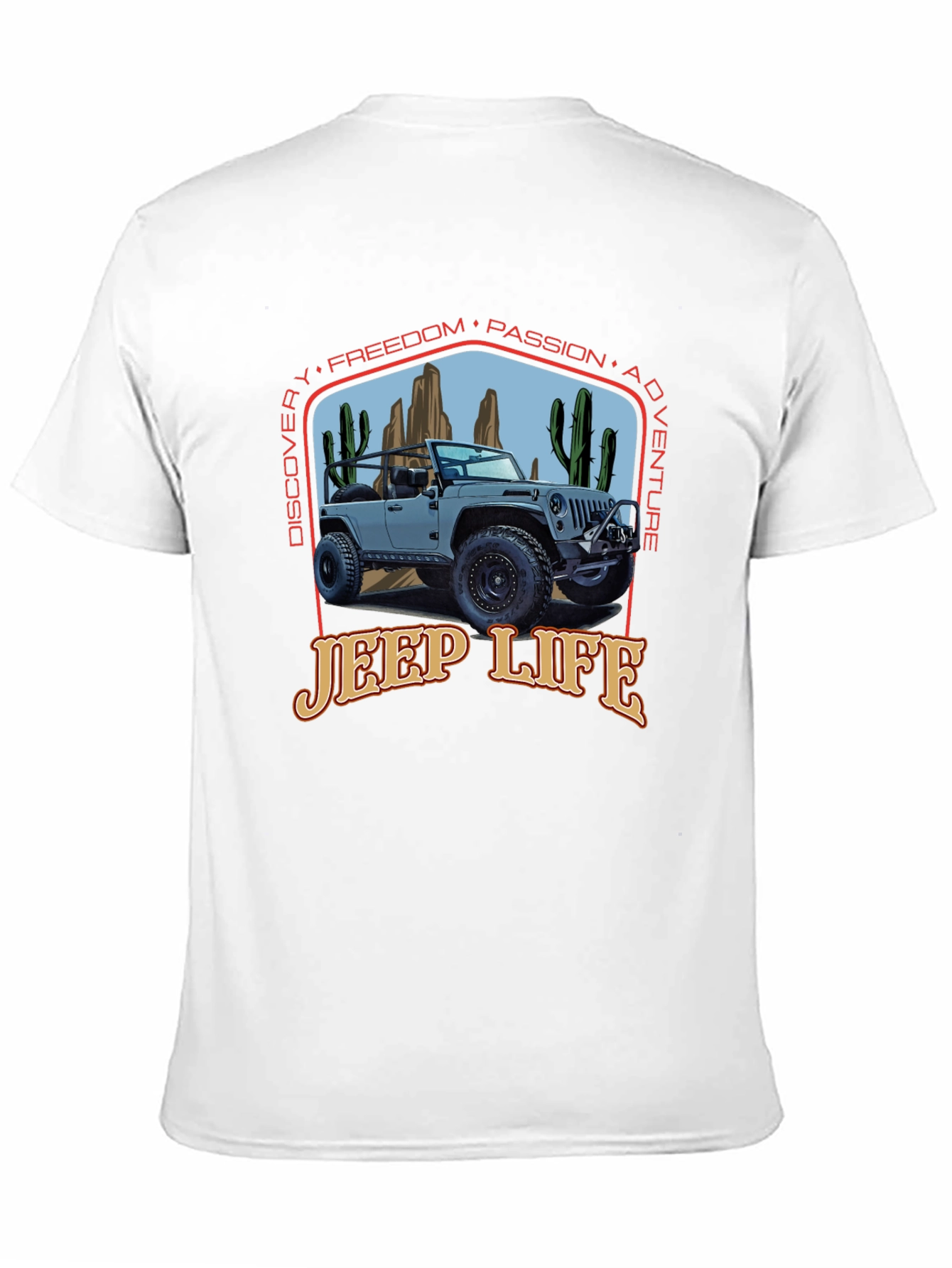 Jeep Life Graphic Tee - Adventure Awaits!