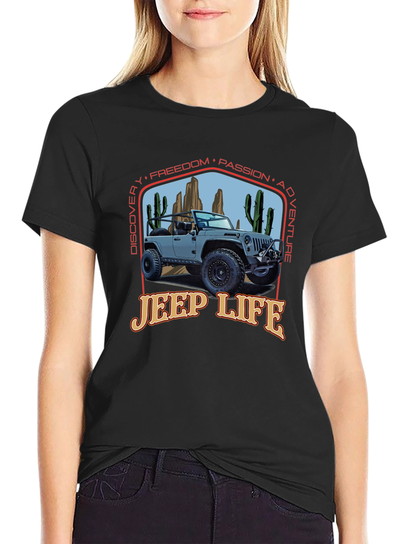 Jeep Life Graphic Tee - Adventure Awaits!