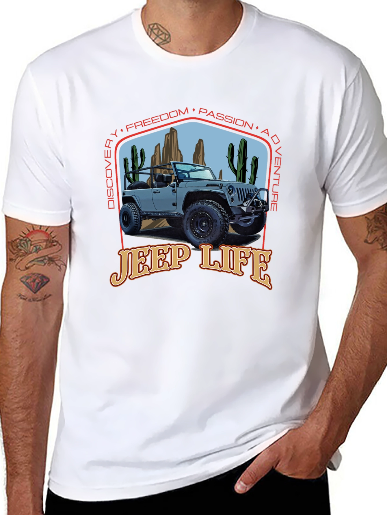 Jeep Life Graphic Tee - Adventure Awaits!