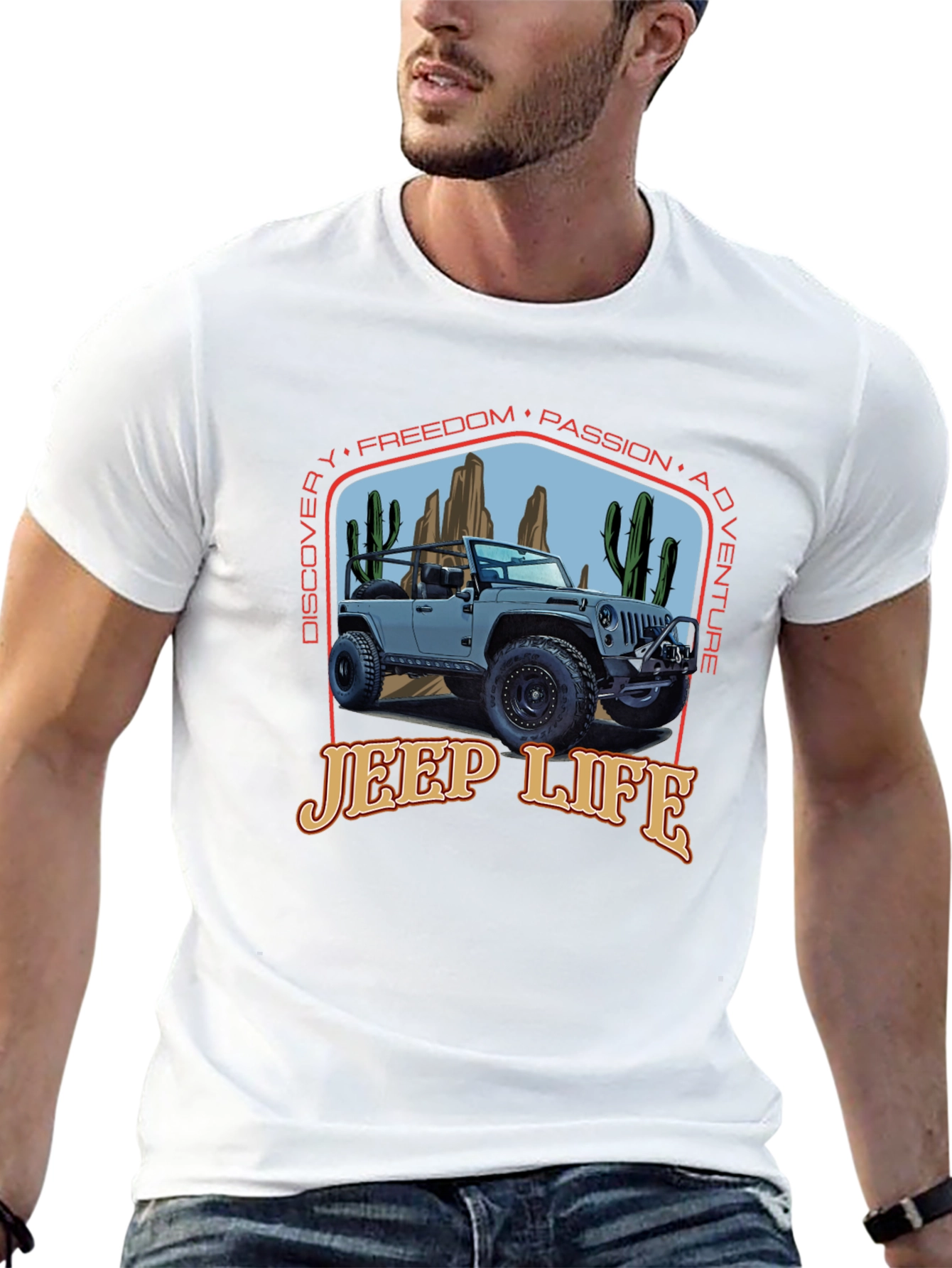 Jeep Life Graphic Tee - Adventure Awaits!
