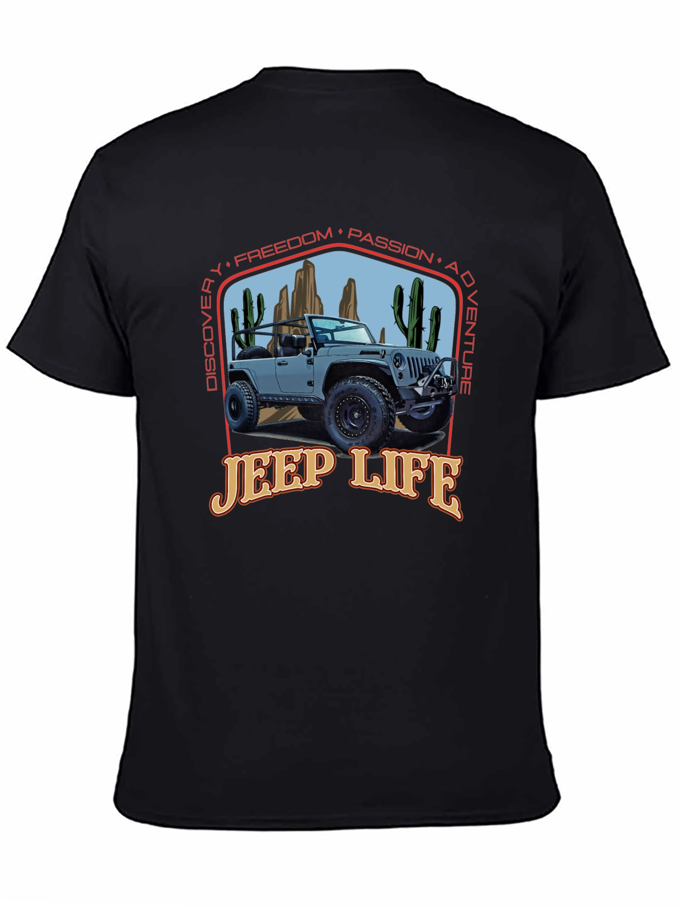 Jeep Life Graphic Tee - Adventure Awaits!