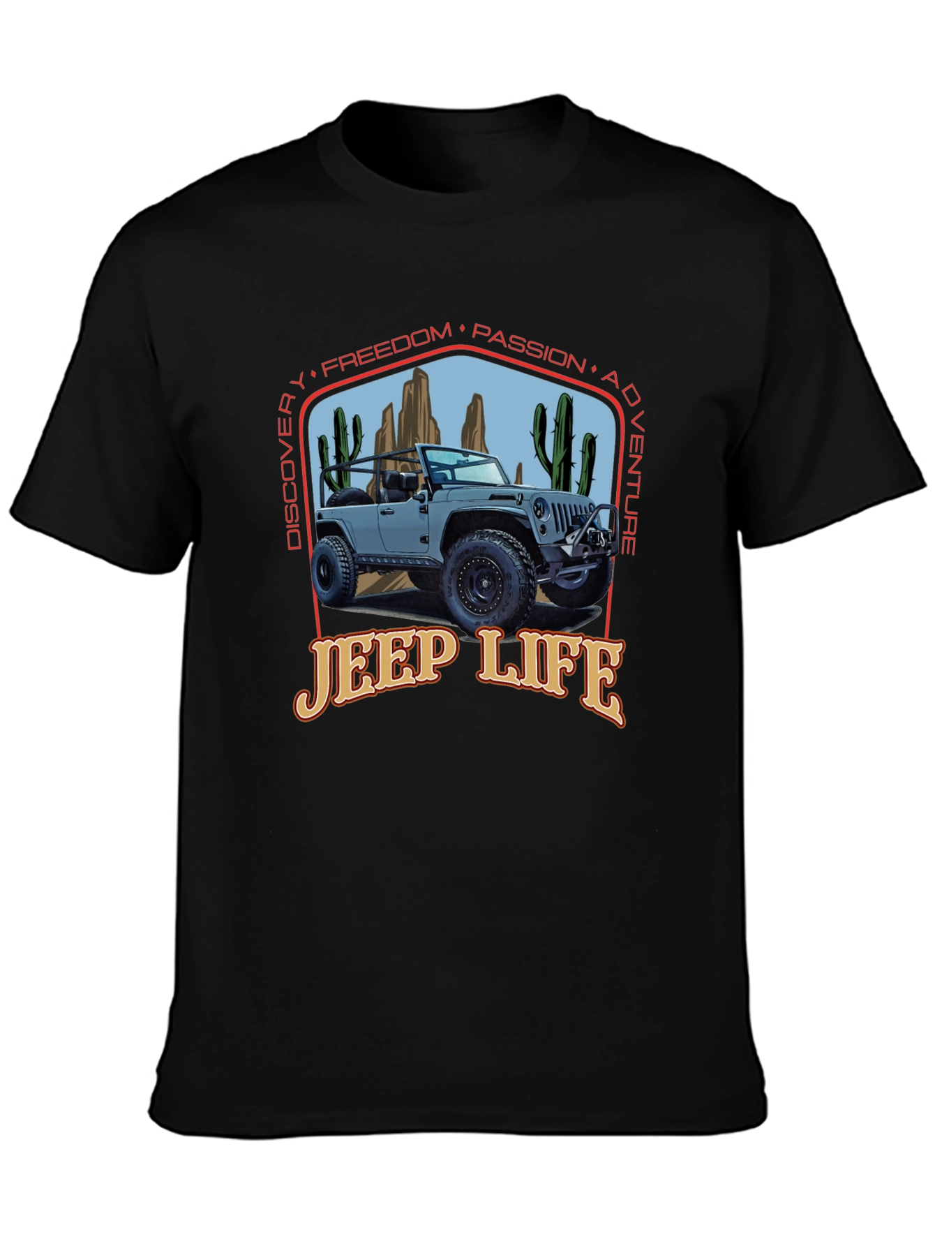 Jeep Life Graphic Tee - Adventure Awaits!