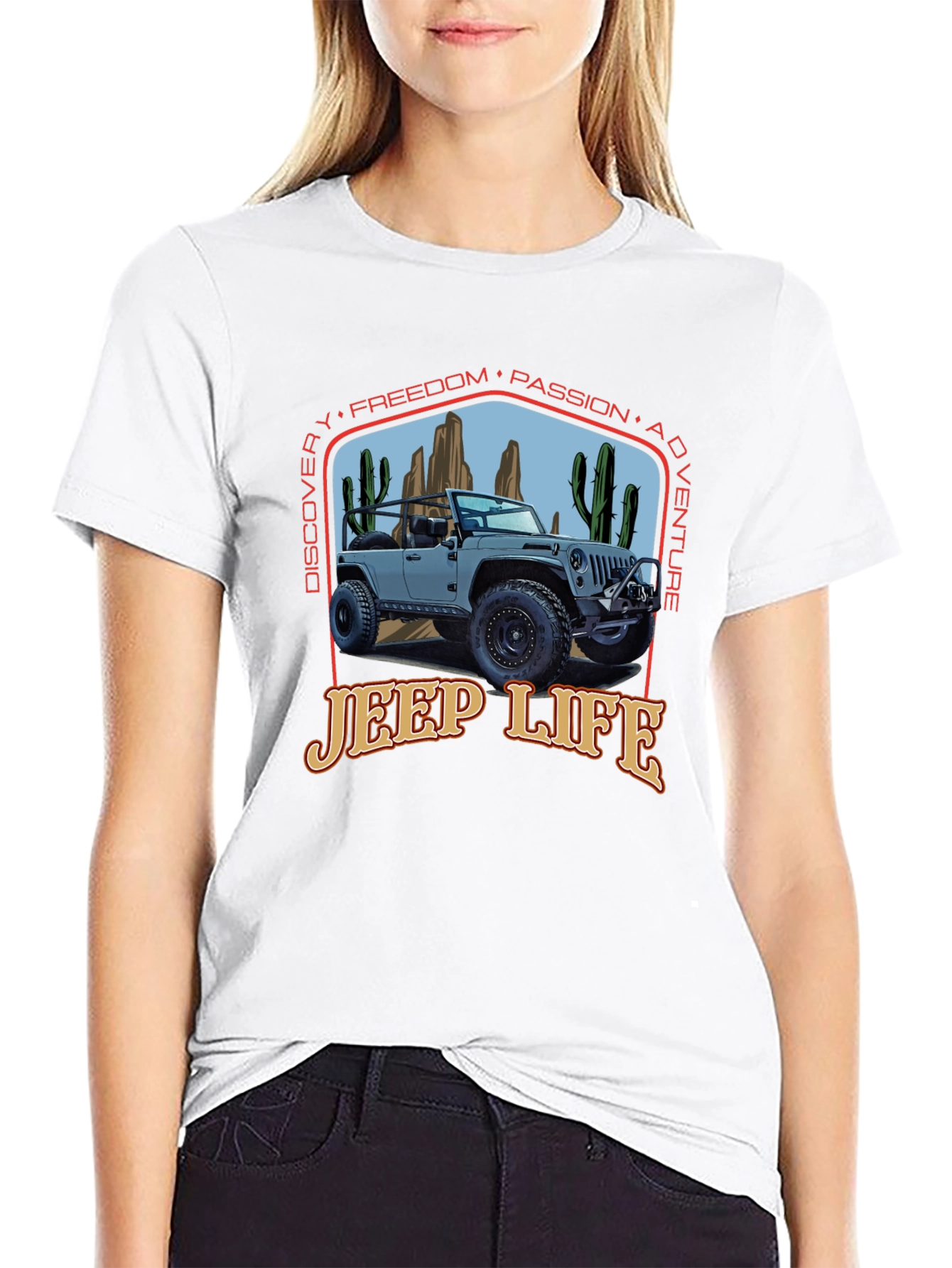 Jeep Life Graphic Tee - Adventure Awaits!