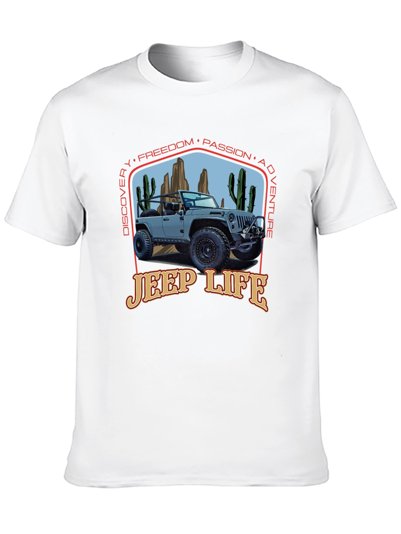 Jeep Life Graphic Tee - Adventure Awaits!