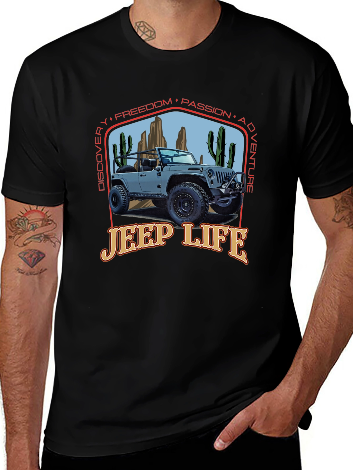 Jeep Life Graphic Tee - Adventure Awaits!