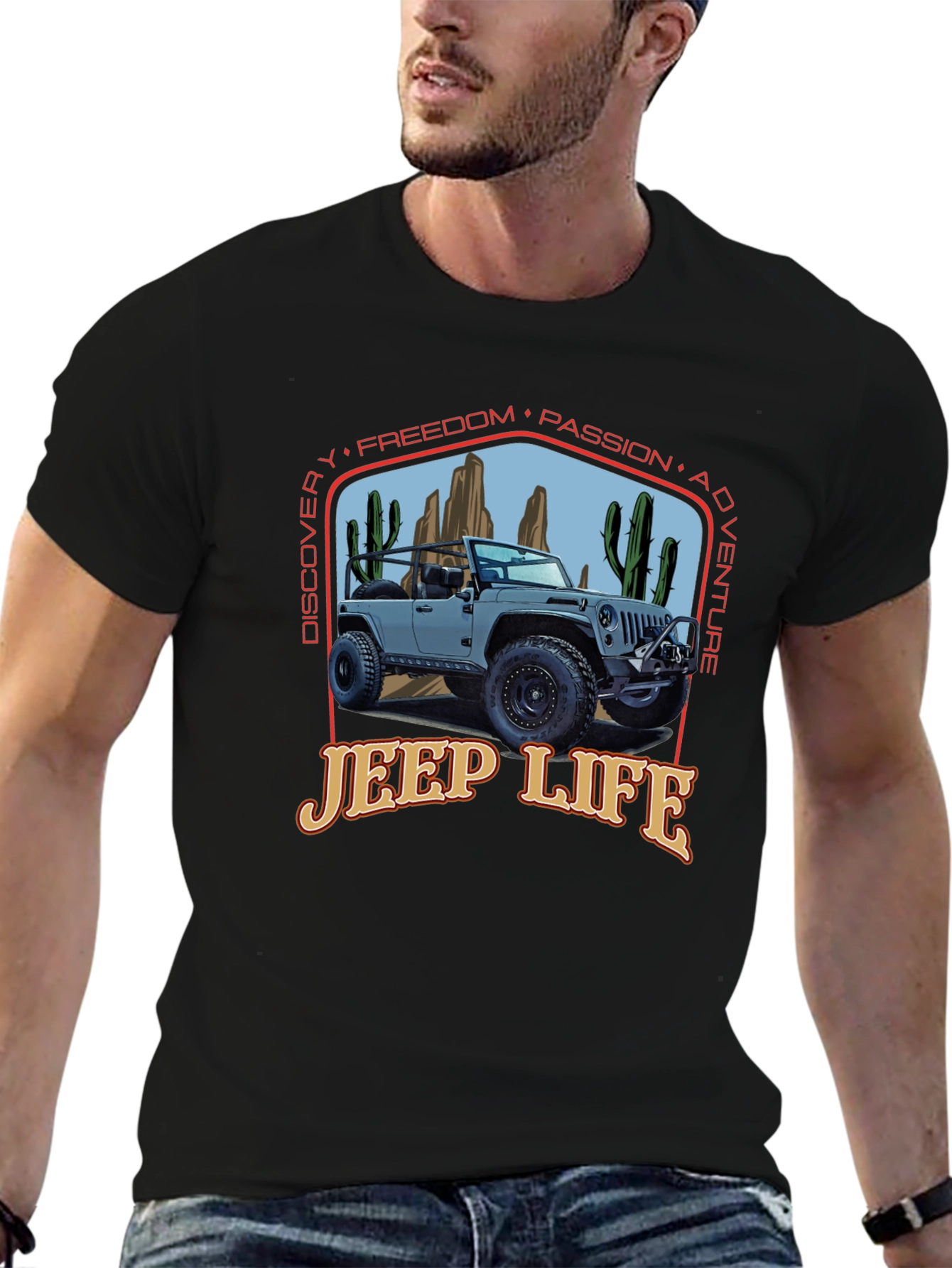 Jeep Life Graphic Tee - Adventure Awaits!
