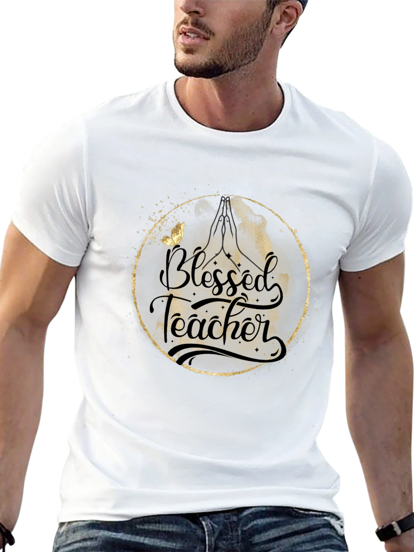 Blessed Teacher Graphic T-Shirt