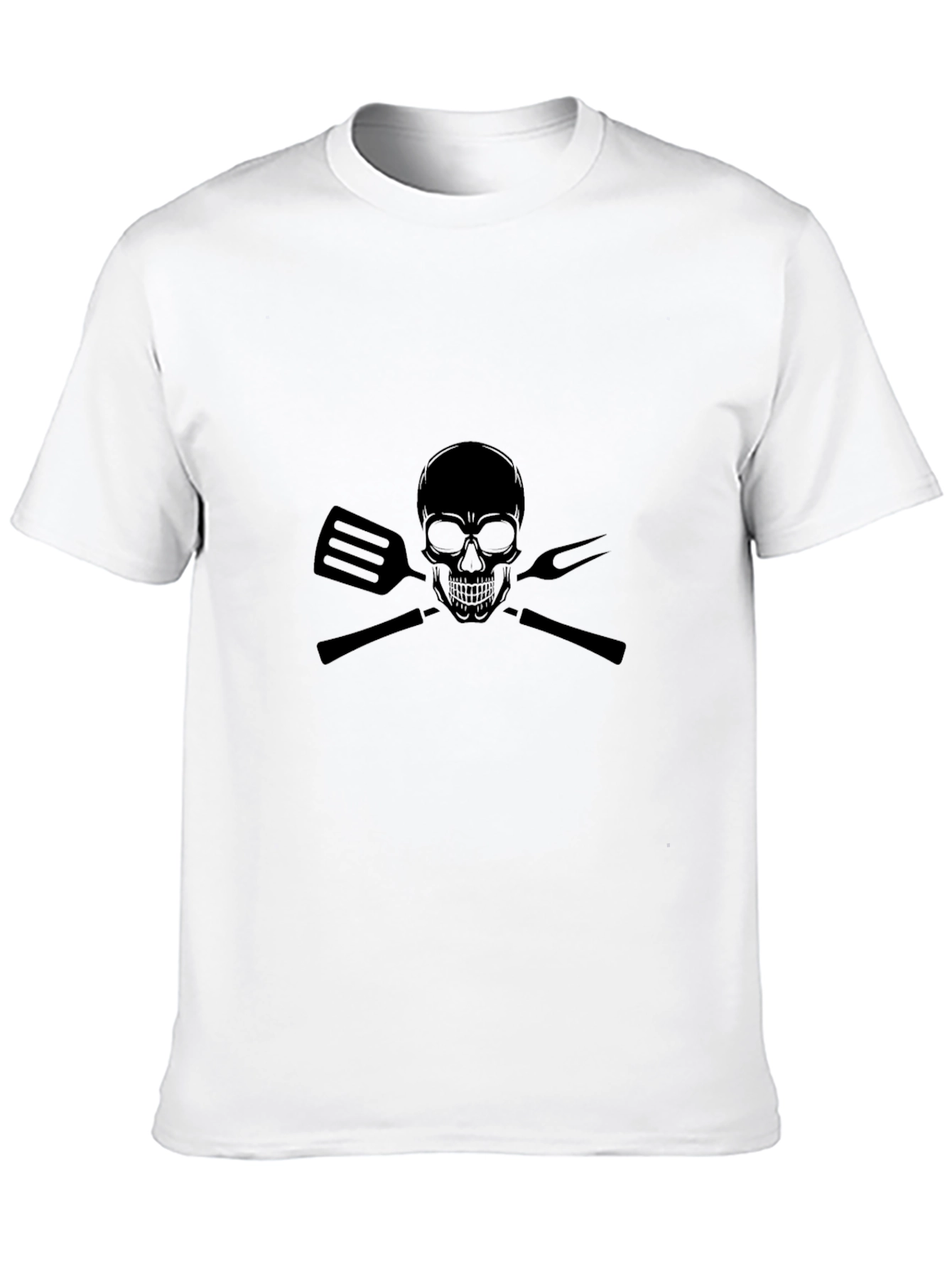 Skull BBQ Master T-Shirt - Grill Time!