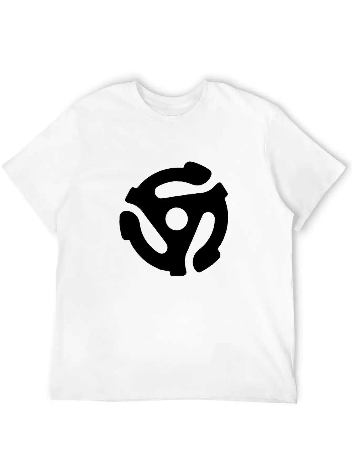 45 Record Adapter Music Instrument Basic Graphic T-Shirt – Daily Comfort In Soft Cotton