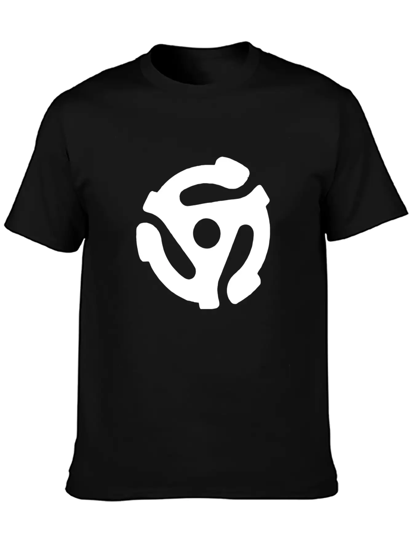 45 Record Adapter Music Instrument Basic Graphic T-Shirt – Daily Comfort In Soft Cotton