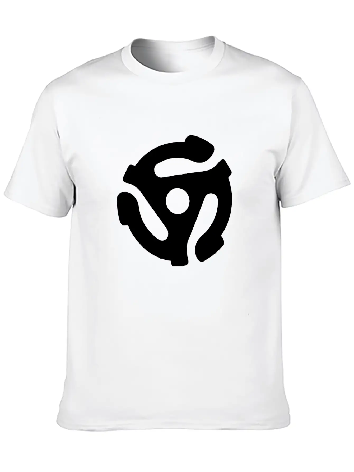 45 Record Adapter Music Instrument Basic Graphic T-Shirt – Daily Comfort In Soft Cotton