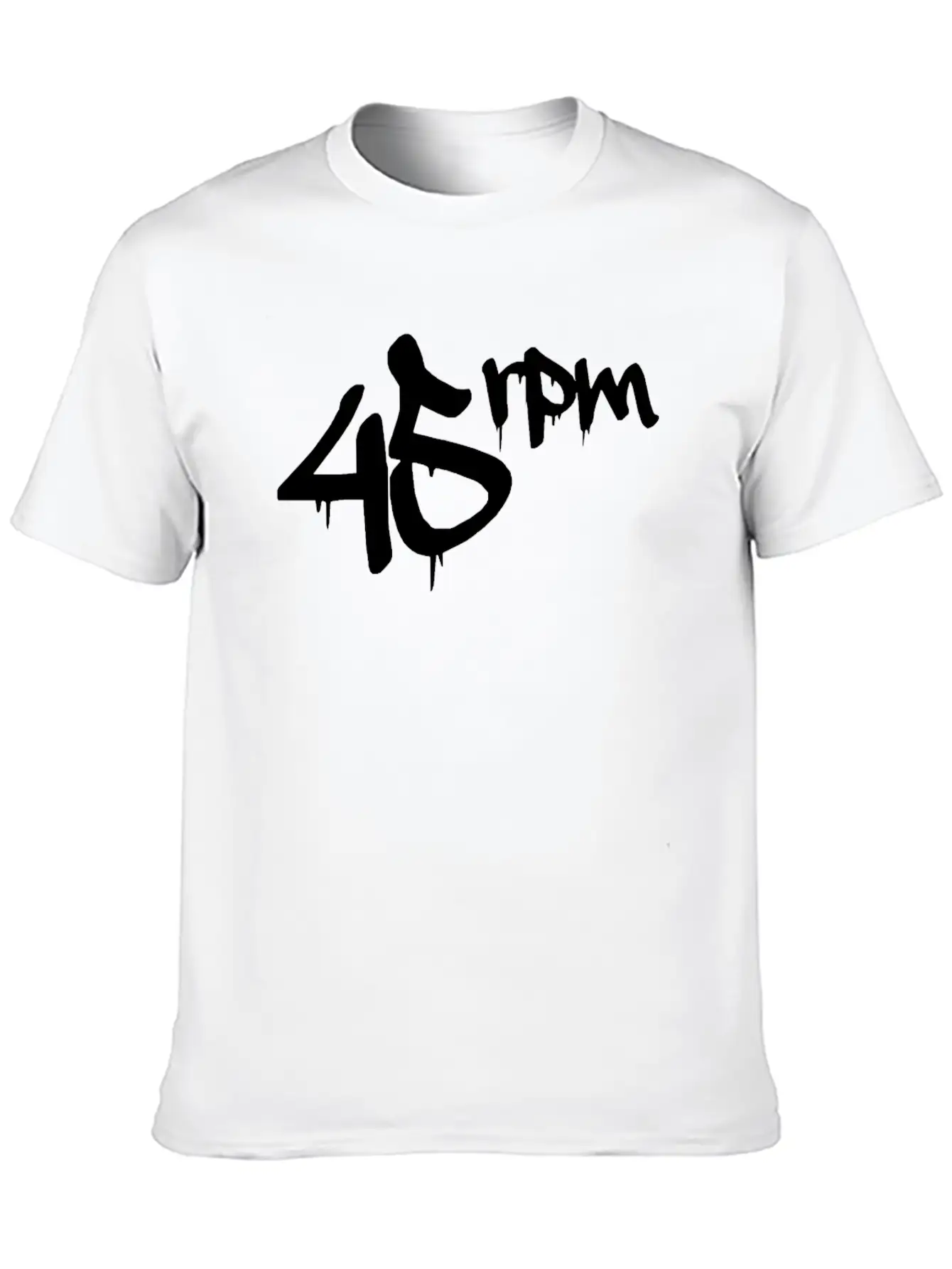 45 Rpm Vinyl Unisex Short Sleeve Soft Cotton T-Shirt – Casual Everyday Wear