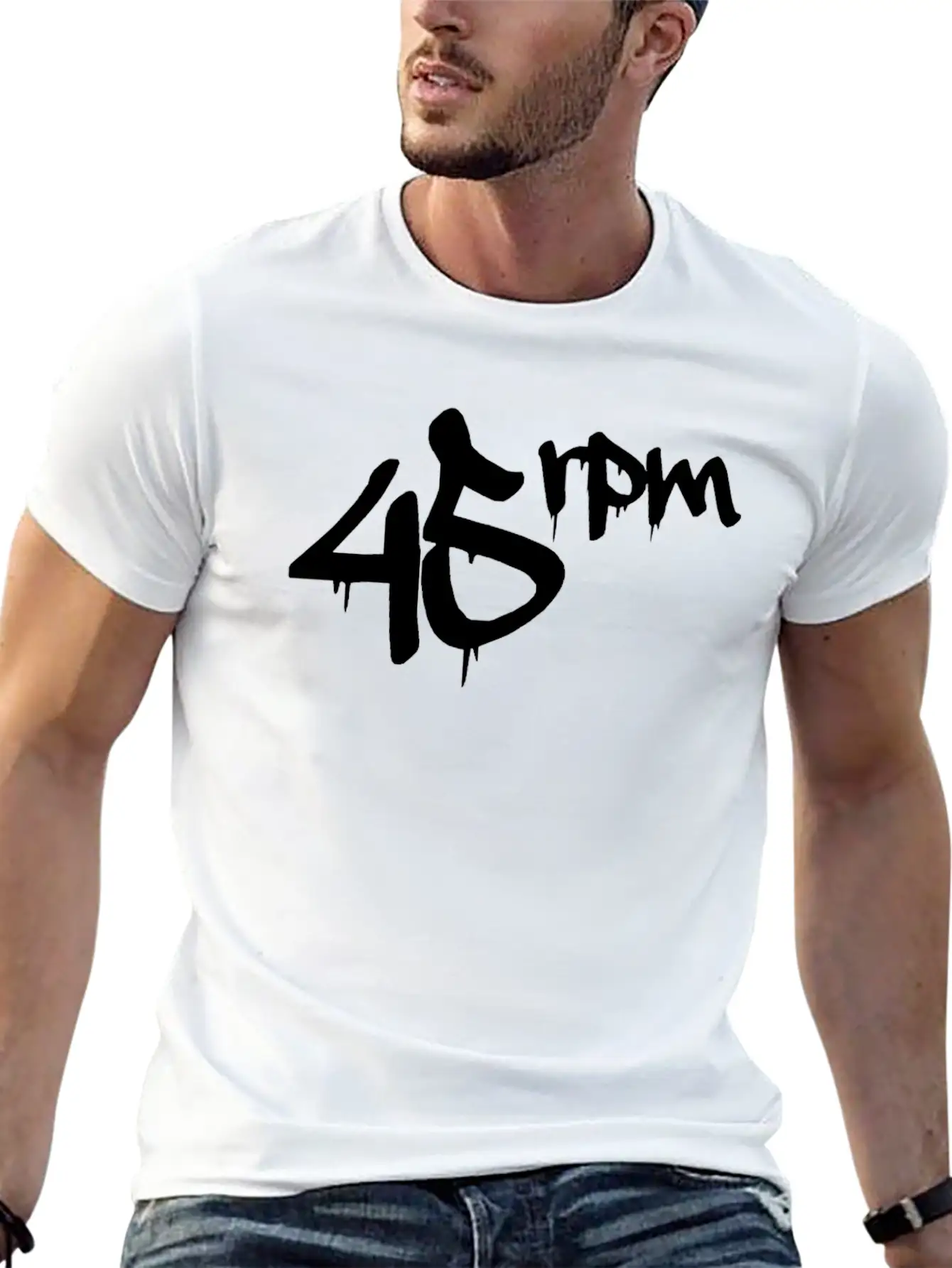 45 Rpm Vinyl Unisex Short Sleeve Soft Cotton T-Shirt – Casual Everyday Wear