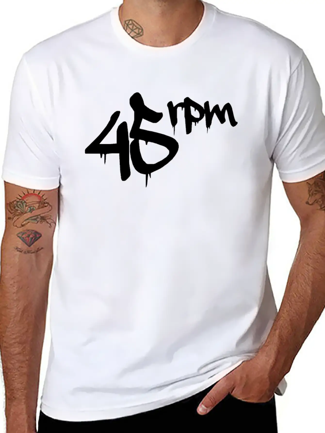 45 Rpm Vinyl Unisex Short Sleeve Soft Cotton T-Shirt – Casual Everyday Wear