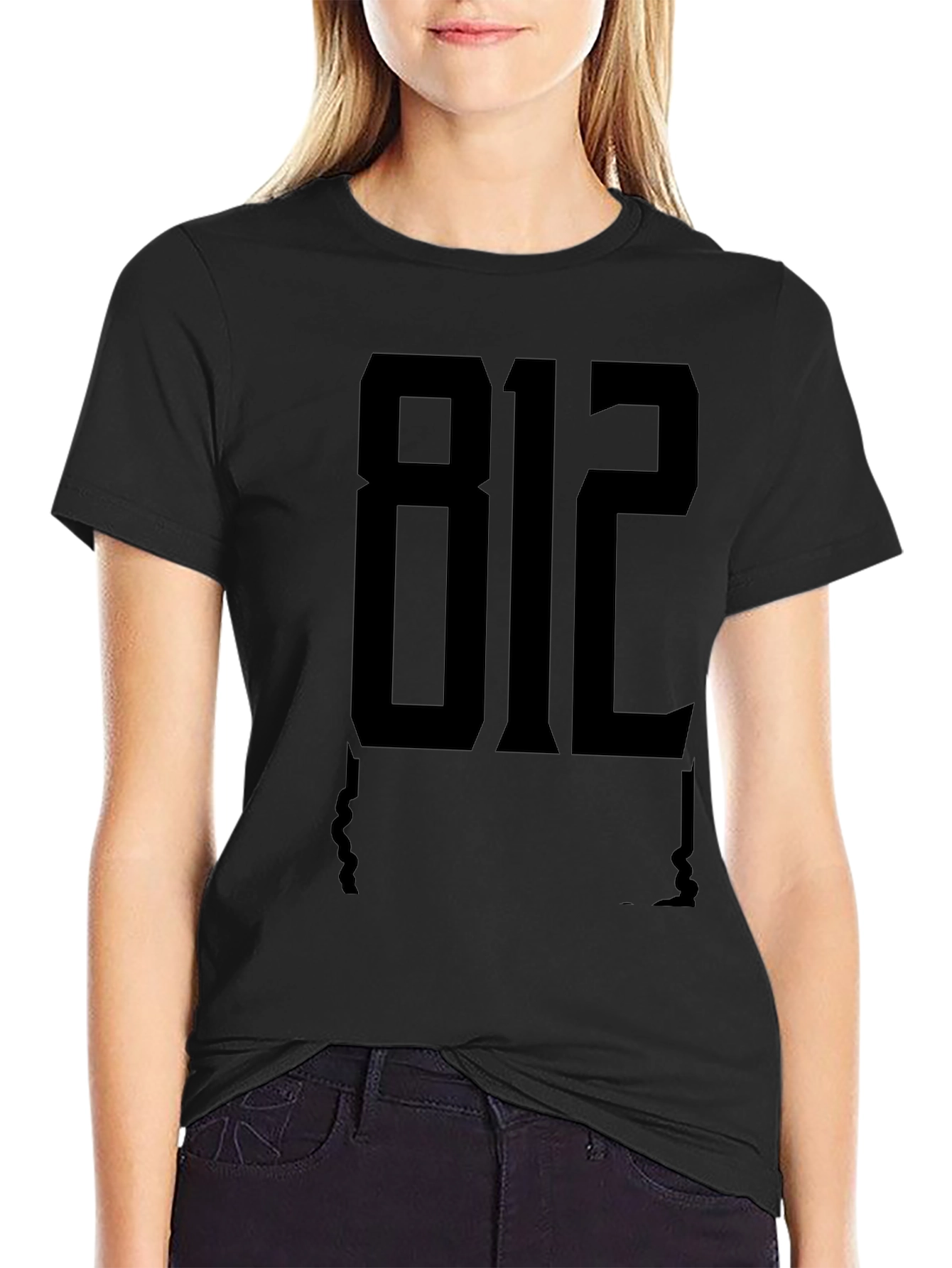 Black 812 Graphic Tee