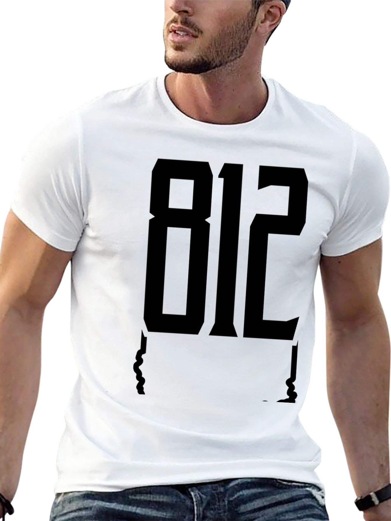 Black 812 Graphic Tee