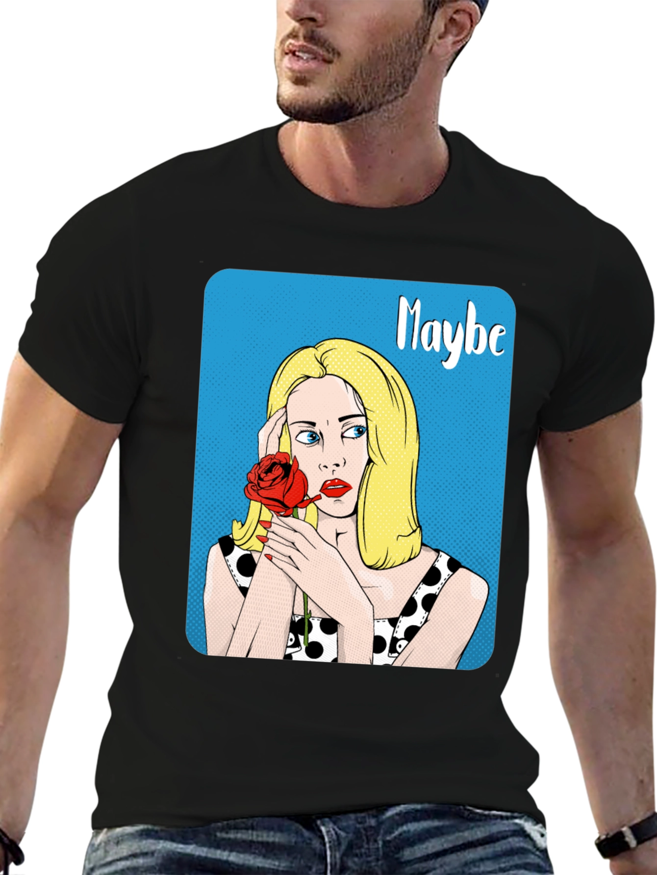 Pop Art Maybe Graphic Tee