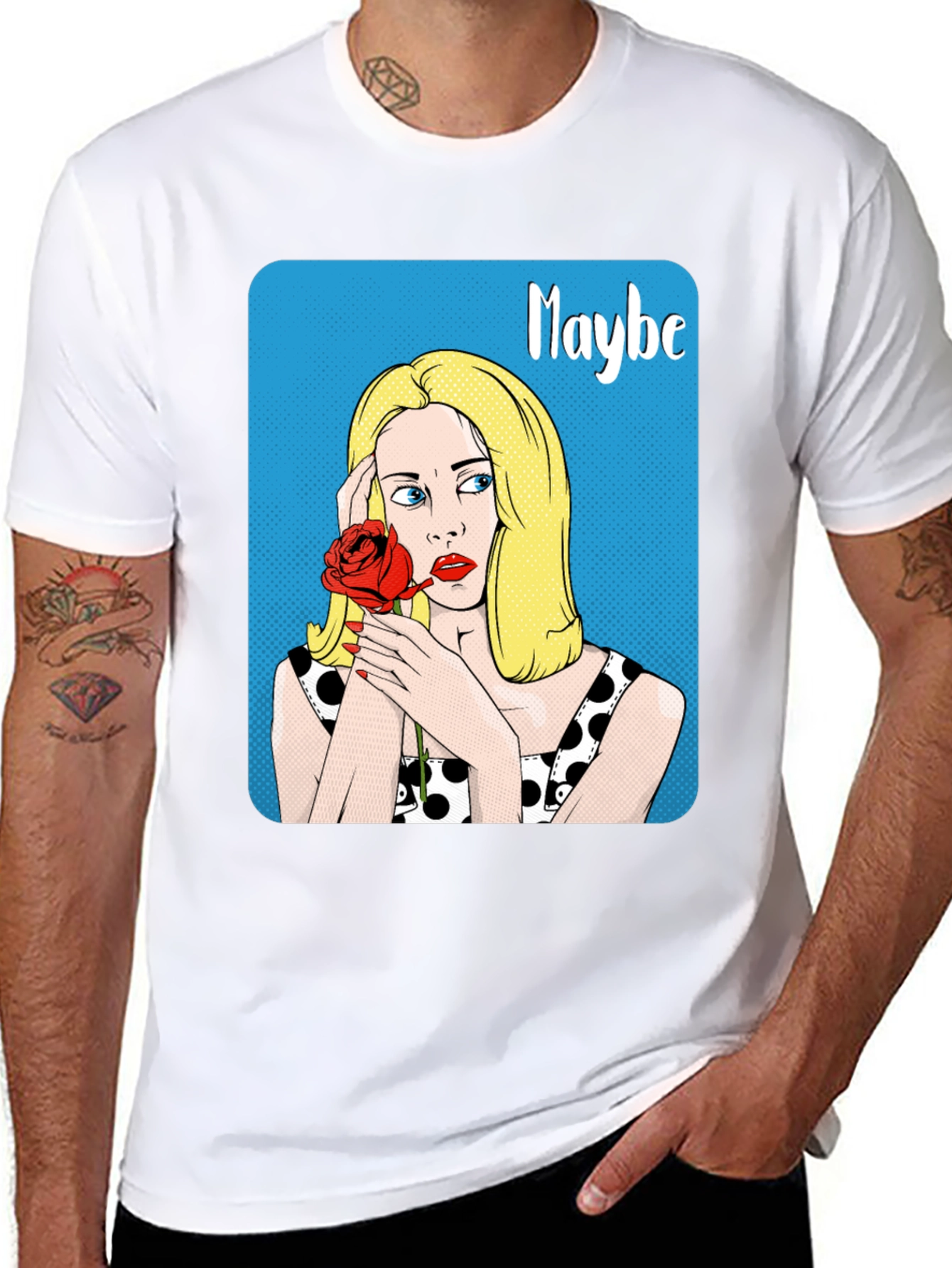 Pop Art Maybe Graphic Tee