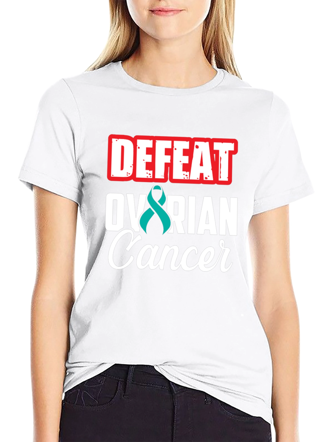 Defeat Ovarian Cancer Awareness T-Shirt