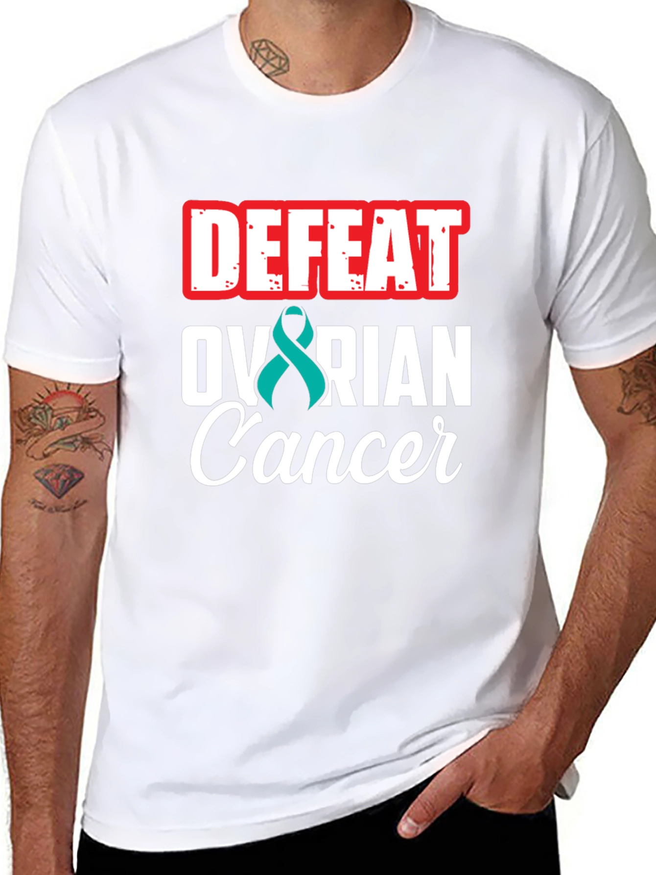 Defeat Ovarian Cancer Awareness T-Shirt