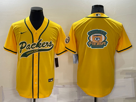Men's Green Bay Packers Yellow Game Jerseys