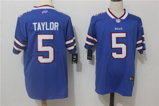 Men's Buffalo Bills Tyrod Taylor #5 Blue Game Jerseys