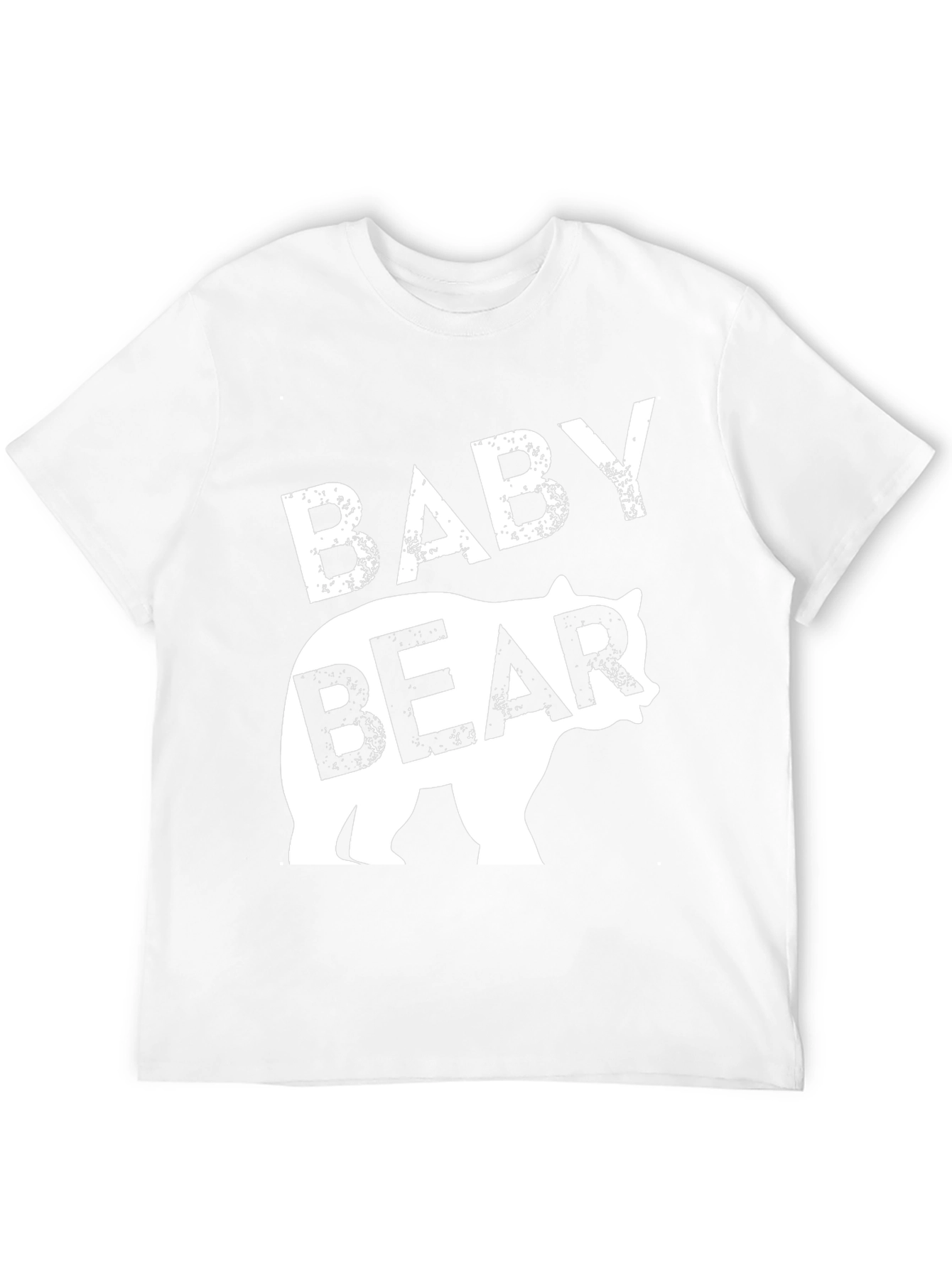 Baby Bear Graphic Tee - Black Cotton T-Shirt