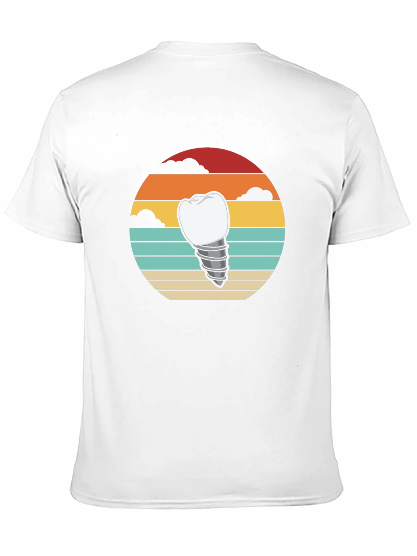 Retro Dental Implant T-Shirt - Dentist Apparel
