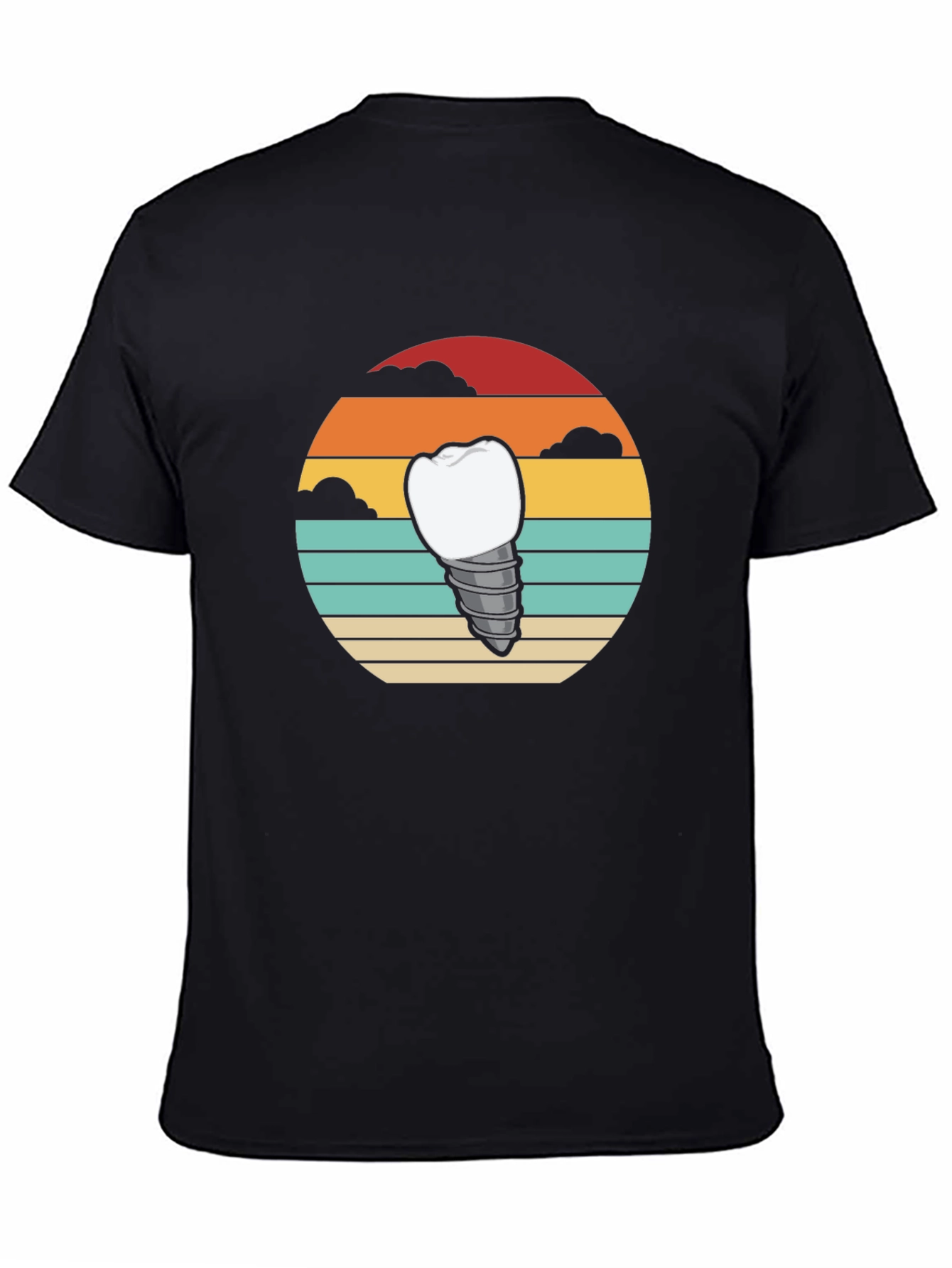 Retro Dental Implant T-Shirt - Dentist Apparel