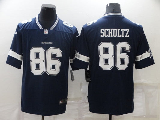 Men's Dallas Cowboys Dalton Schultz #86 Navy Game Jerseys